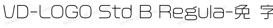 VD-LOGO Std B Regula字体转换